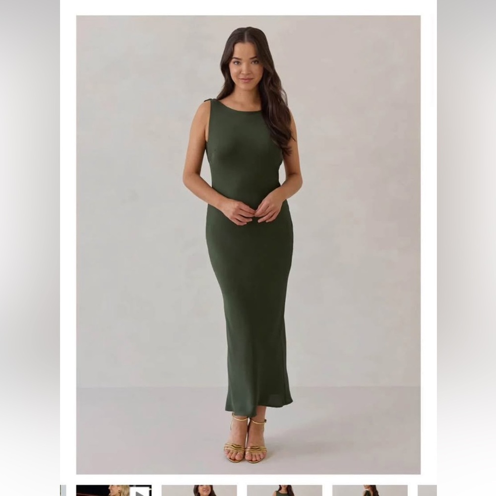 Park & Fifth Dark Olive Thurlow Dress